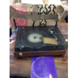 A boxed Bang & Olufsen Beograd 1500 record deck, complete with instruction manual, stylus, etc. (A