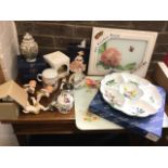 Miscellaneous Royal Worcester pieces including a boxed entrée dish, a floral oriental style