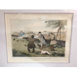 Henry Alken set of four nineteenth century hand-coloured etchings - The Ideas Series,