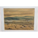 Robin Darwin (1910-1974) watercolour - Over The Severn from Haresfield Beacon, signed and dated '35,