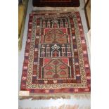 Antique Eastern prayer rug,