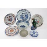 A collection of Chinese ceramics including transitional Ming bowl,