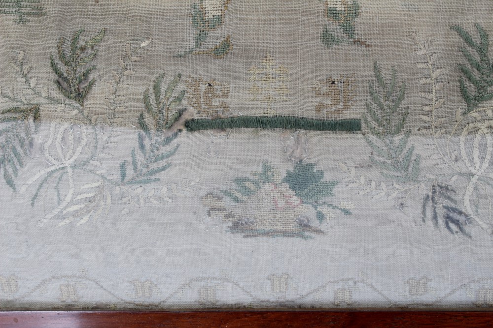 George IV needlework sampler by Sarah Litchfield. - Image 4 of 13