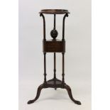 Georgian mahogany toilet stand,