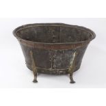 Late 19th / early 20th century copper and brass coal bucket in the manner of the Birmingham Guild