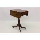 George IV mahogany worktable,