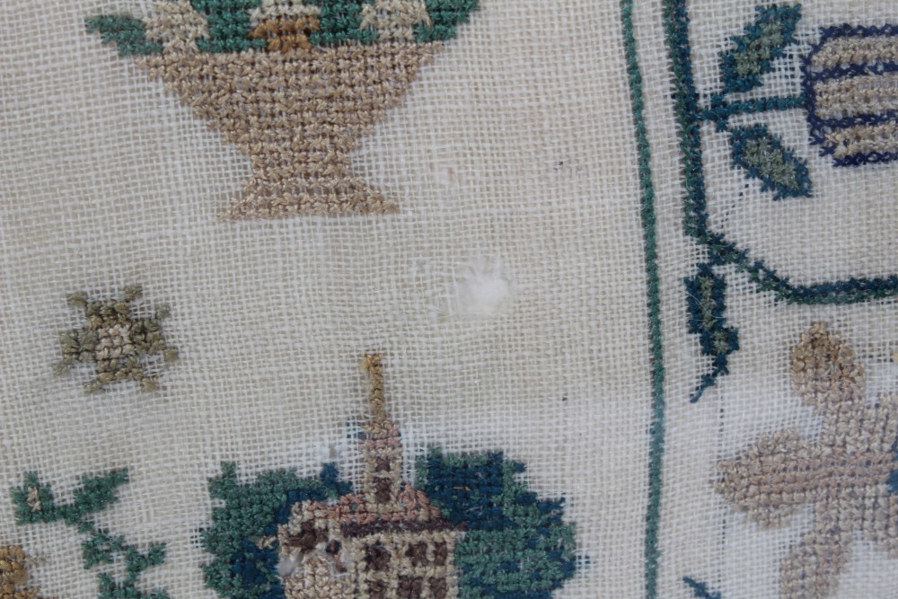 George IV needlework sampler by Sarah Litchfield. - Image 10 of 13