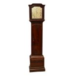 Fine George III regulator longcase clock with eight day six pillar movement,