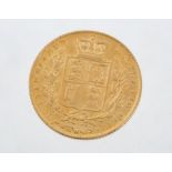 Early Victorian gold full sovereign 1845