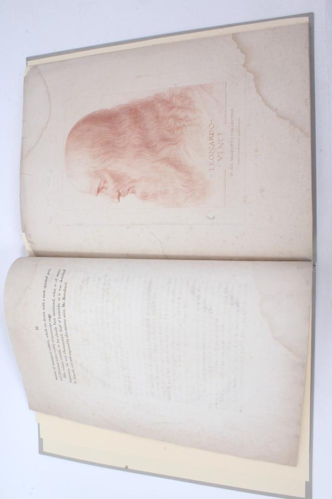 Leonardo Da Vinci collection of six eighteenth century sepia engravings from Imitations of Original
