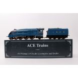 Railway - Ace Trains - 0 gauge A4 Pacific locomotive and tender - Privately named Gargeney no.