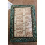 Minton, Hollins & Co. rare calendar tile - 1901, 11.5cm x 7.