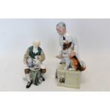 Two Royal Doulton figures - Thanks Doctor HN2731 and The Tinsmith HN2146 CONDITION REPORT