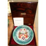 Moorcroft pottery Spitalfields Market commemorative plate,