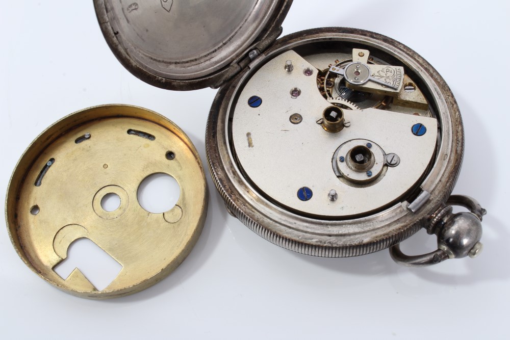 Kay's 'Perfection' Lever silver case pocket watch - Image 6 of 6