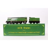 Railway - Ace Trains - 0 gauge 'Bulleid Pacific' locomotive and tender 'Tangmere', 21C 167,