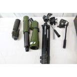 Quantity of spotting scopes - including Optolyth TB580, Optolyth 30x75 Ceralin, Nikon 20x,