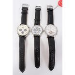 Three Constantin Weisz wristwatches - to include Chronograph Grande,