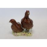 Beswick model of two Grouse, no.