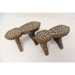 Pair late 19th / early 20th century Turkish Bath clogs (Nalin Hamman),