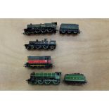 Railway - 00 gauge selection of unboxed locomotives, Dunster Castle, Sir William Grey and others,