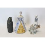 Lladro Oriental monk figure,