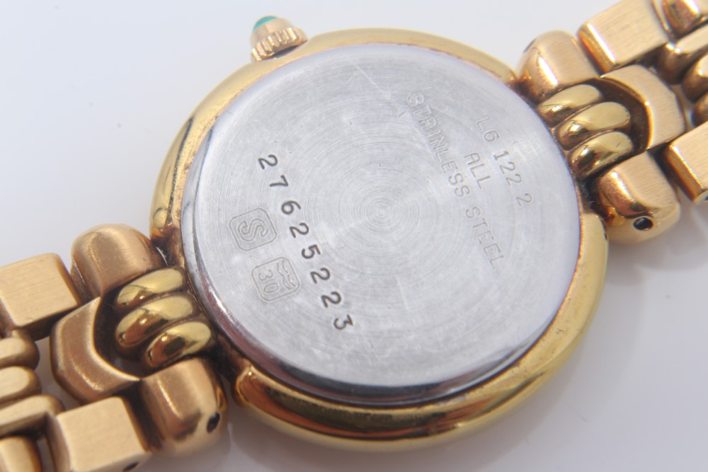 Ladies' Longines gold plated wristwatch on ornate link bracelet, numbered 27625223, 17. - Image 3 of 4