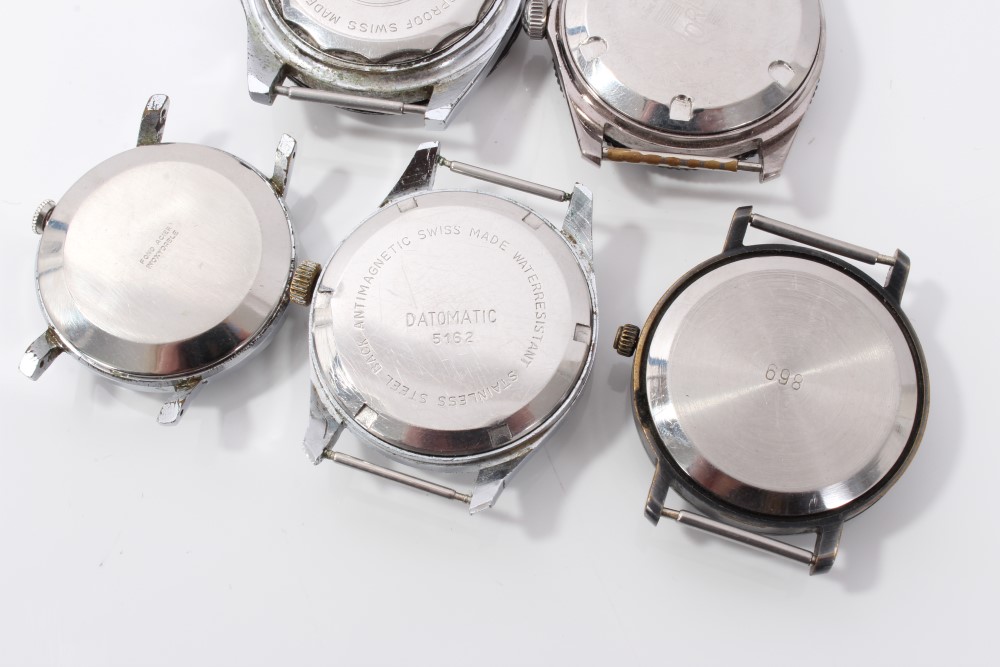 Eight military-style watches - to include two Oris, Lotus, Paketa, Roamer, Sicura, - Image 12 of 12