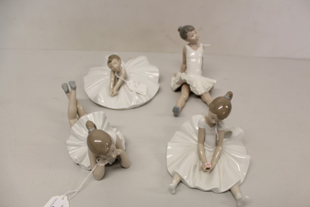 Two Nao porcelain figures - Dreamy Ballet and Pensive Ballet, both boxed,