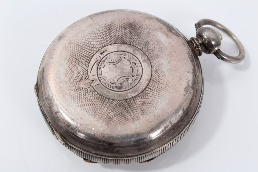 Kay's 'Perfection' Lever silver case pocket watch - Image 3 of 6