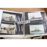 Postcards - Naval interest - real photographic cards and shipping, Sailors, Admirals, etc,