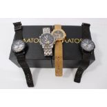 Four Aatos Automatic wristwatches - to include one stainless steel,
