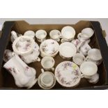 Royal Albert Lavender Rose tea and coffee service (34 pieces)