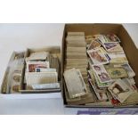 Large selection of miscellaneous cigarette cards - some sets,