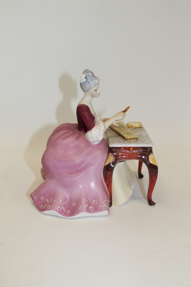 Royal Doulton limited edition figure - Dulcimer HN2798 no. - Image 4 of 5