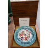 Moorcroft pottery Spitalfields Market commemorative plate,