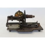 Rare 19th century no. 2 single lever typewriter by the Columbia Typewriter Co. U.S.A.