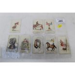 Seven scarce Lusby cigarette cards 'Scenes from Circus Life' CONDITION REPORT Fair