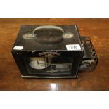 Negretti & Zambra barograph in black metal case, numbered R/7537,