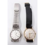1960s gentlemen's 9ct Audax Incabloc wristwatch in 9ct gold Dennison case (Birmingham 1961),