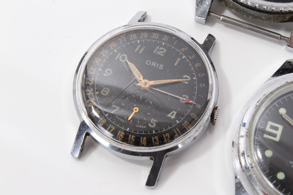 Eight military-style watches - to include two Oris, Lotus, Paketa, Roamer, Sicura, - Image 7 of 12