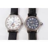 Two Constantin Weisz automatic wristwatches - both dials with Roman numeral markers and date