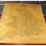 Three early 20th century schoolroom cloth maps