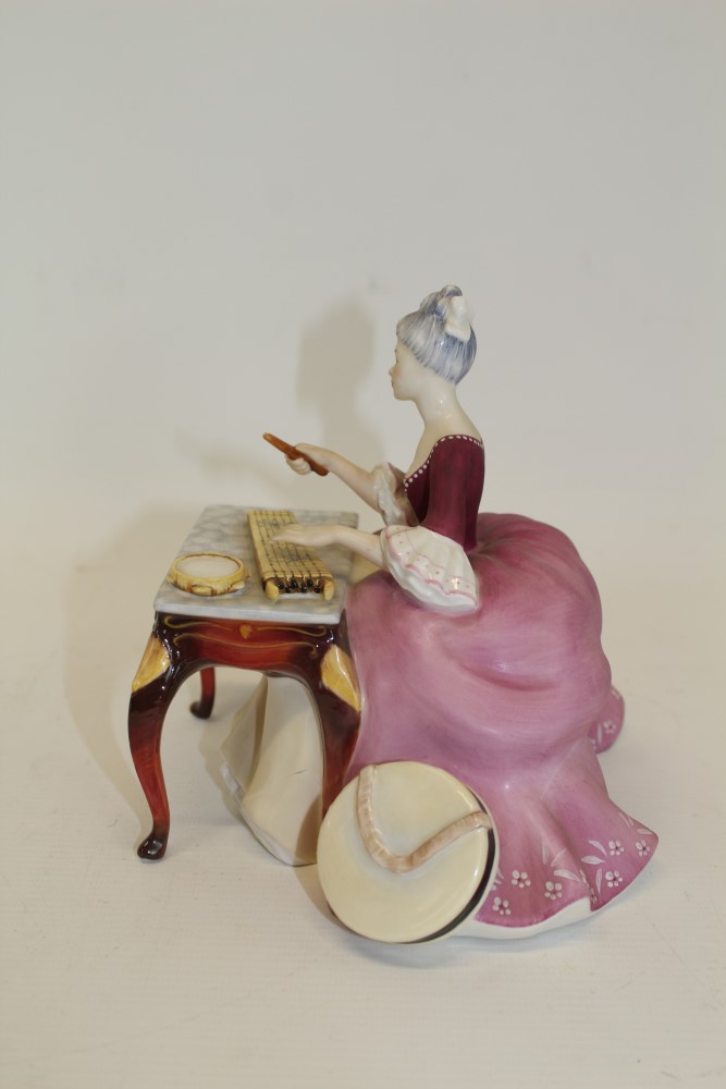 Royal Doulton limited edition figure - Dulcimer HN2798 no. - Image 2 of 5