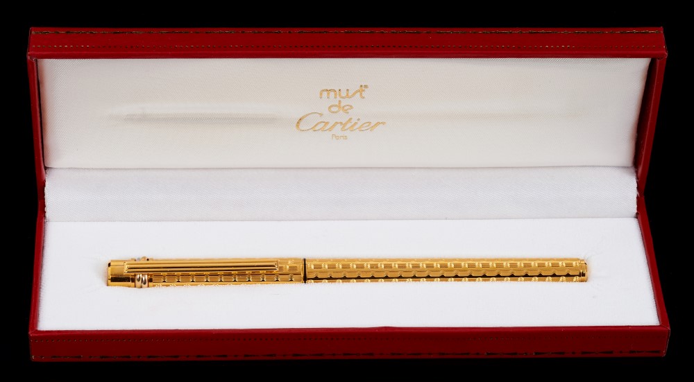 Cartier Must de Cartier fountain pen, the gold... - Image 2 of 2