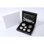 G.B. The Royal Mint silver Six Coin Proof Celebration Set – to include ‘Prince Philip 90th