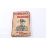 Book - Goering, General Herman, 1934 (first English Language edition) Germany Reborn (dust jacket