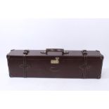 Good Quality Brown leather two gun case by Guardian