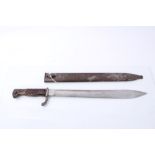 First World War Imperial German M98/05 ‘Butcher’ Bayonet with wooden grips and steel blade (