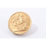 G.B. gold Sovereign Edward VII 1910. VF (1 coin)